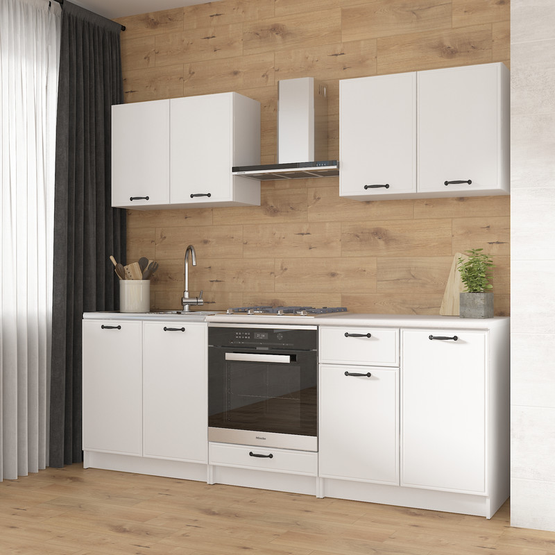 Кухня К-65 2.2м Білий