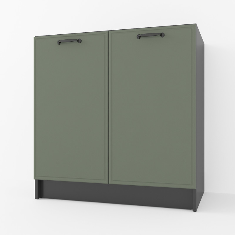 Тумба низ 800мм, К-66 (без стільниці) Чорний+Камуфляж