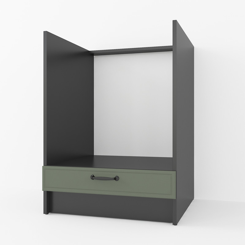 Тумба під духовку 600мм К-56 (без стільниці) Чорний+Камуфляж