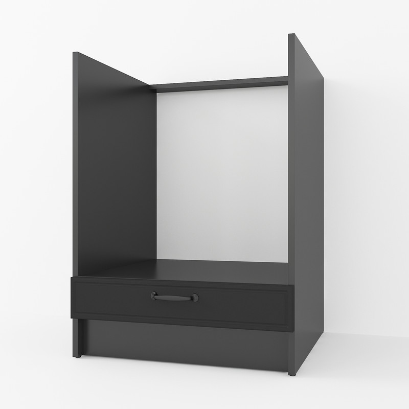 Тумба під духовку 600мм К-56 (без стільниці) Чорний