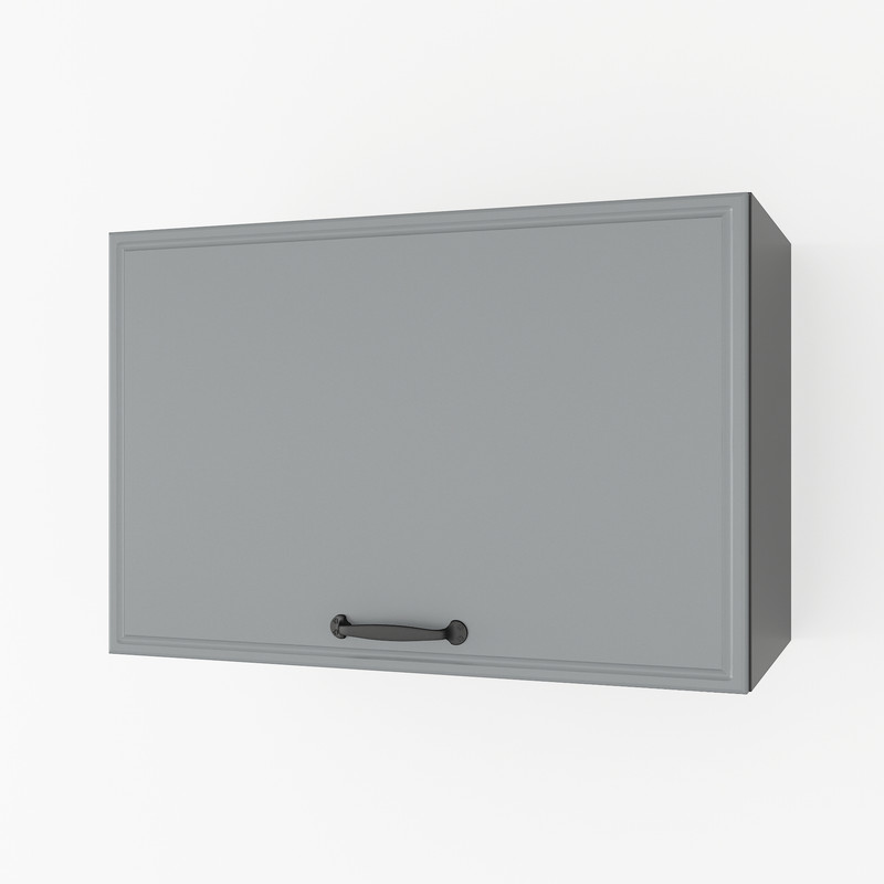 Шафа навісна 600мм, витяжка К-52 Чорний+Асфальт