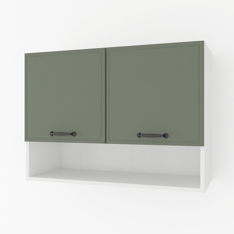 Шафа навісна з нішою 800мм К-53 Білий+Камуфляж