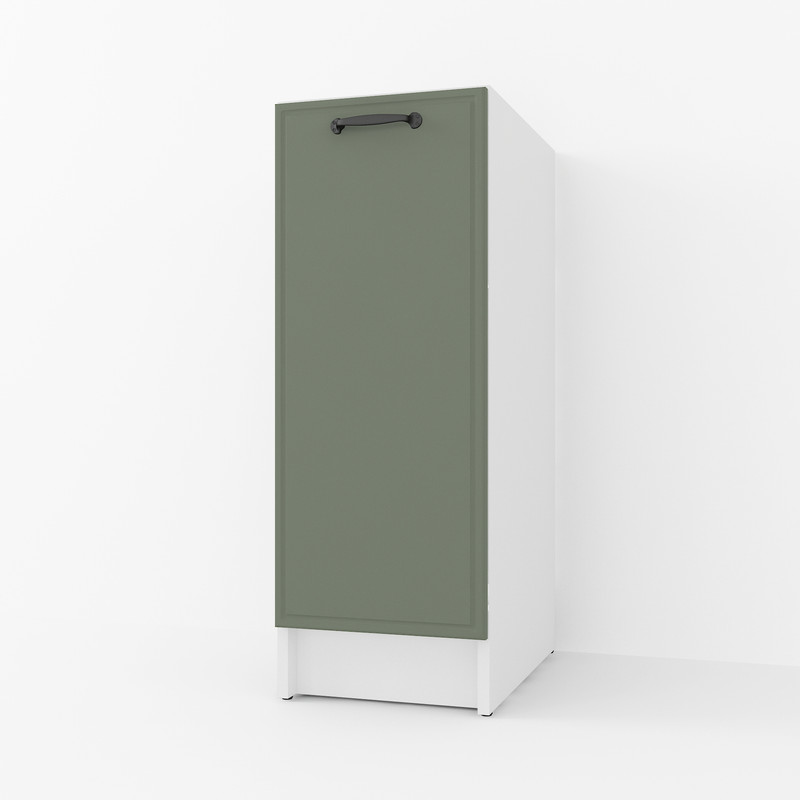 Тумба низ 300мм К-57 (без стільниці) Білий+Камуфляж