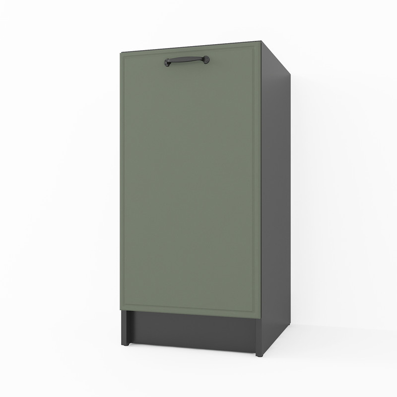 Тумба низ 400мм (без стільниці) К-64 Чорний+Камуфляж