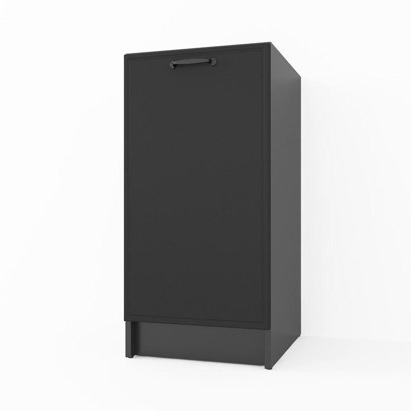 Тумба низ 400мм (без стільниці) К-64 Чорний