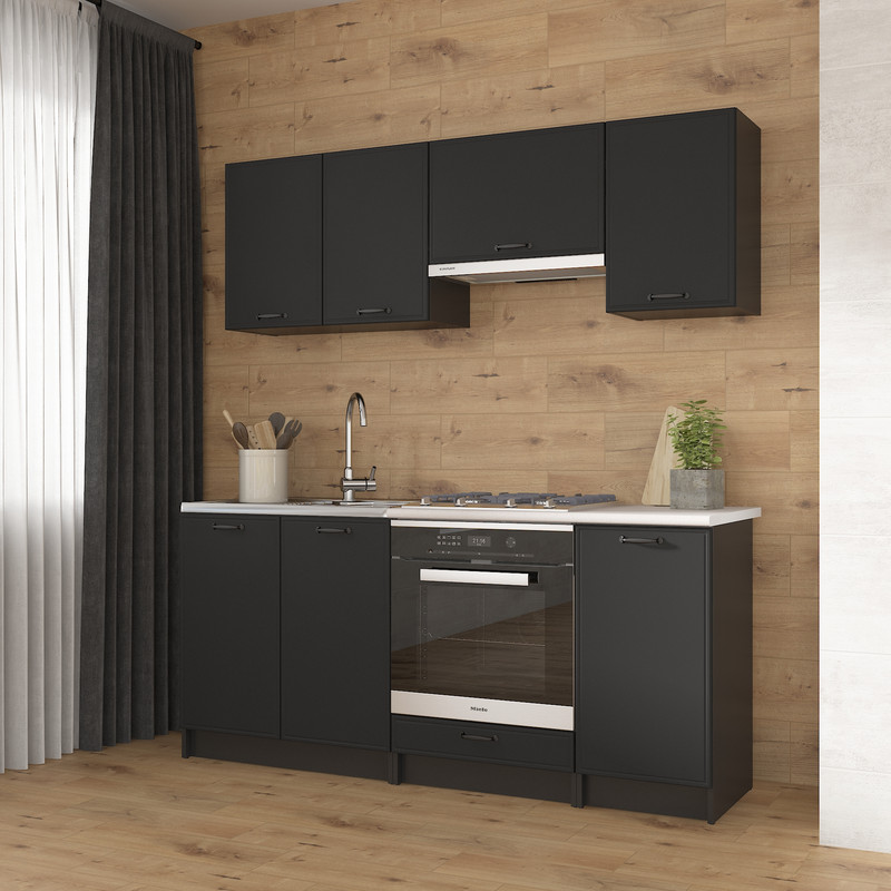 Кухня К-57 1,8м Чорний