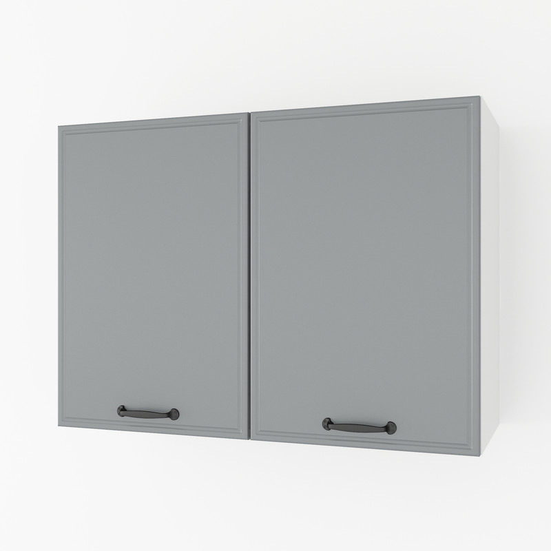 Шафа навісна 800мм К-62 Білий+Асфальт