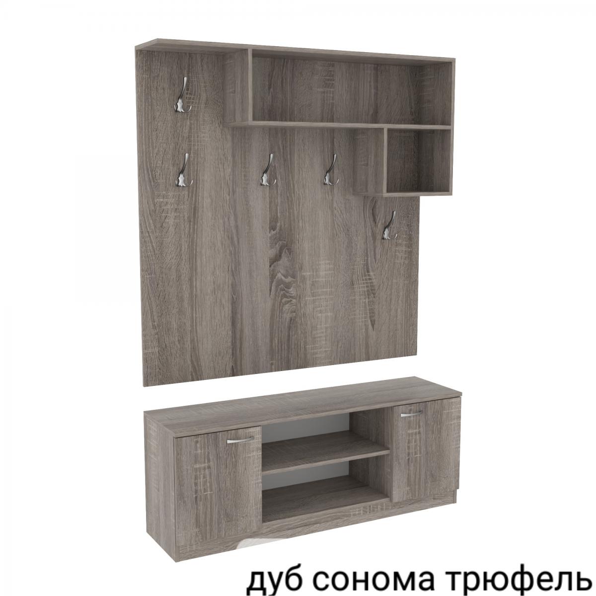 Передпокій ГКШ 10 1300мм Дуб Сонома Трюфель