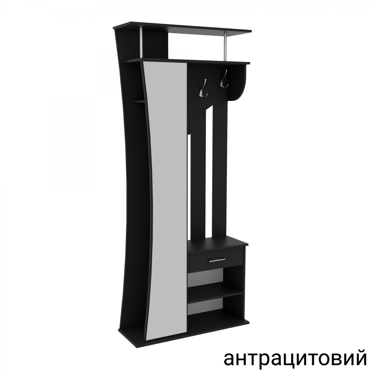 Передпокій SOLO 8 900мм Антрацитовий