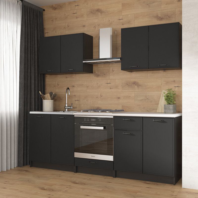 Кухня К-65 2.2м Чорний