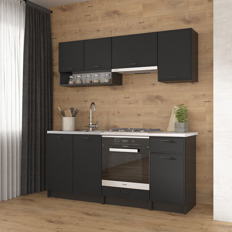 Кухня К-63 1.8м Чорний