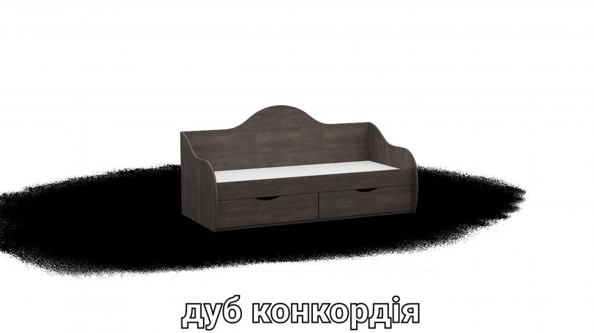 Ліжко односпальне L2 дуб конкордія