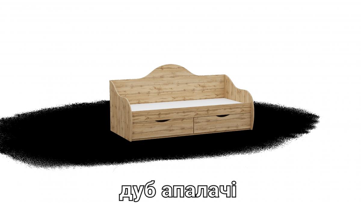 Ліжко односпальне L2 дуб аппалачі