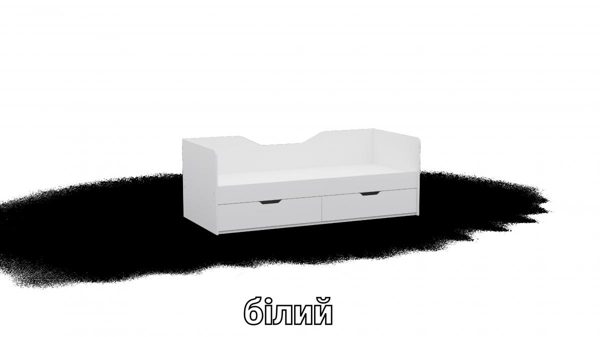 Ліжко односпальне L3 білий