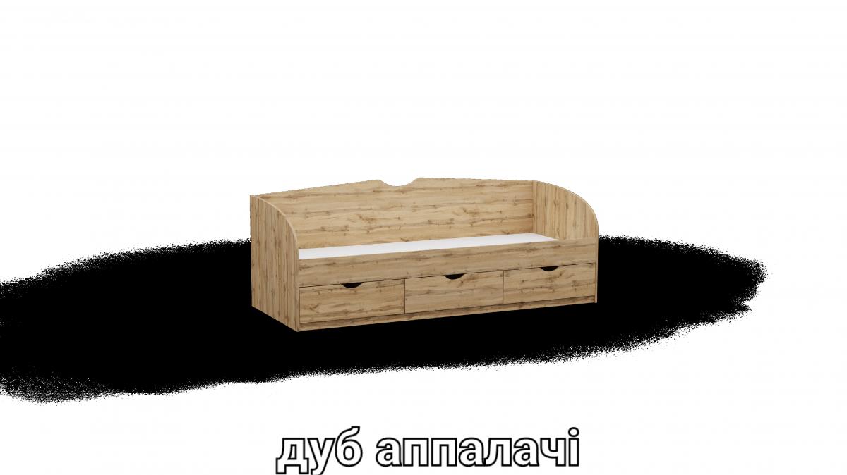 Ліжко односпальне L8 дуб аппалачі
