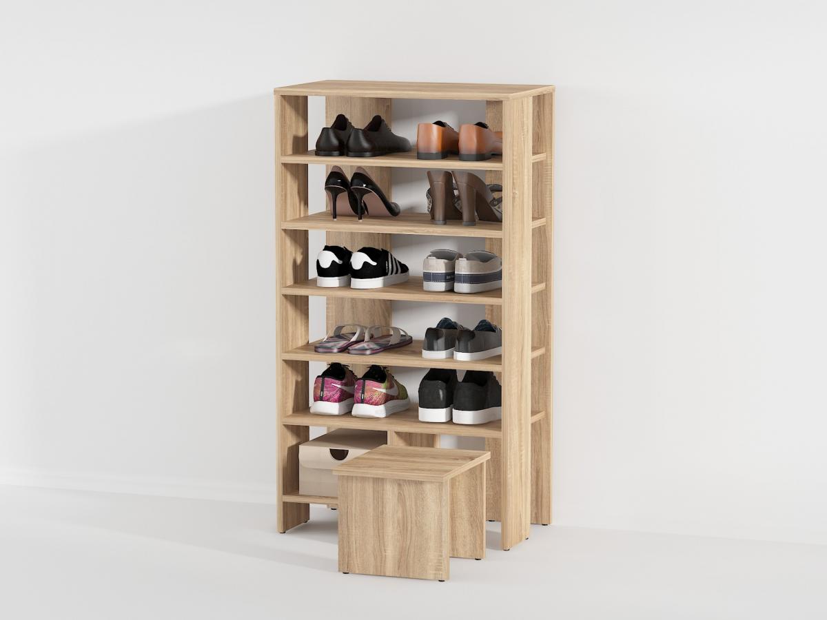 Стелаж під взуття А 79 дуб сонома