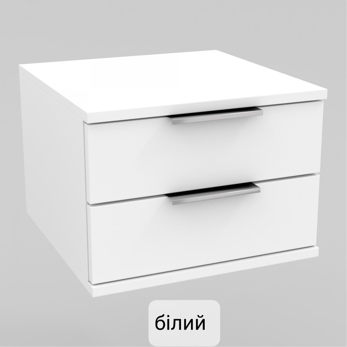Тумба приліжкова KRISTAL білий