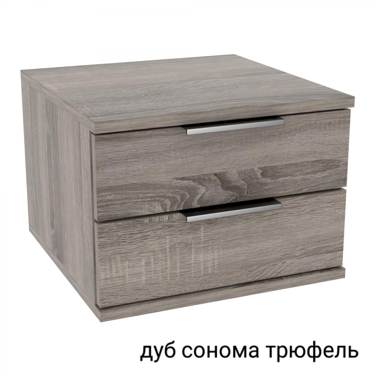 Тумба прикроватная KRISTAL дуб сонома трюфель