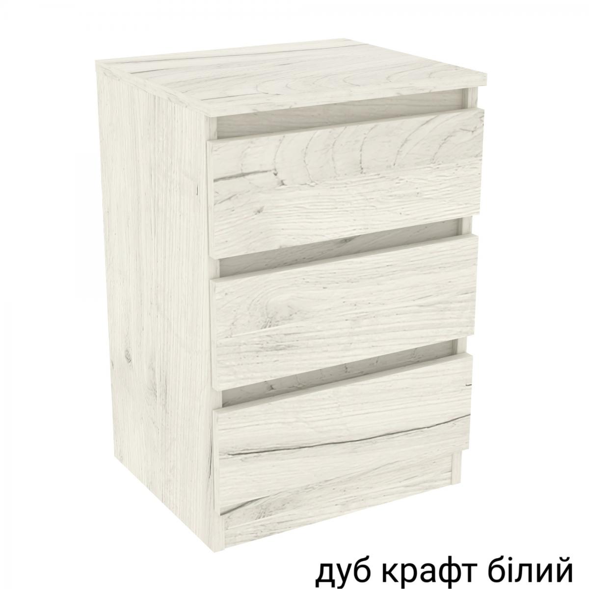 Тумба приліжкова V5 дуб крафт білий